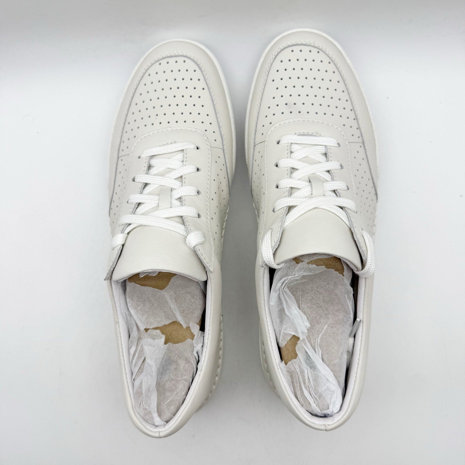 Josef Seibel Womens Claire 29 Sneakers EU 41 US 9.5 White Leather NWOB