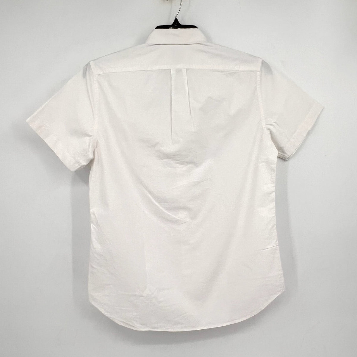 J.CREW Mens Broken-in Oxford Shirt Small White Short-sleeve Cotton BE986 NWT