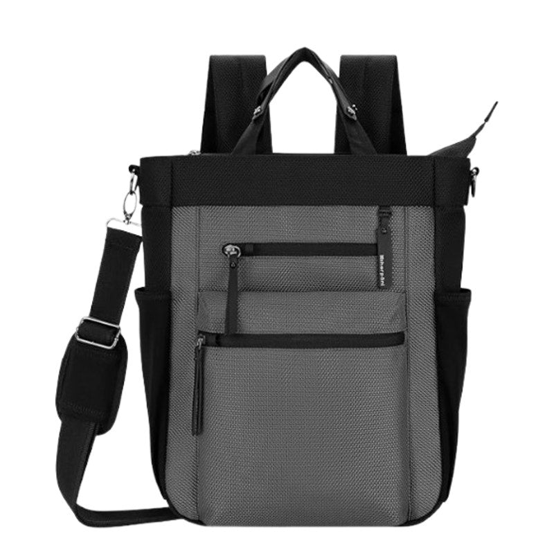 SHERPANI Soleil Anti-theft Convertible Backpack Tote Granite Gray Black RFID NWT