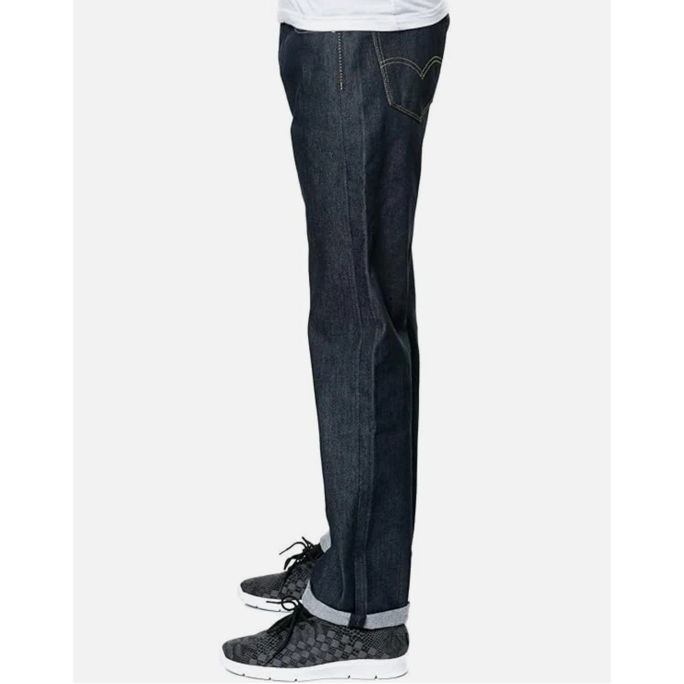 LEVI'S Men's 501 Original Shrink-to-fit Jeans 32x34 Dark Wash No Stretch NWT