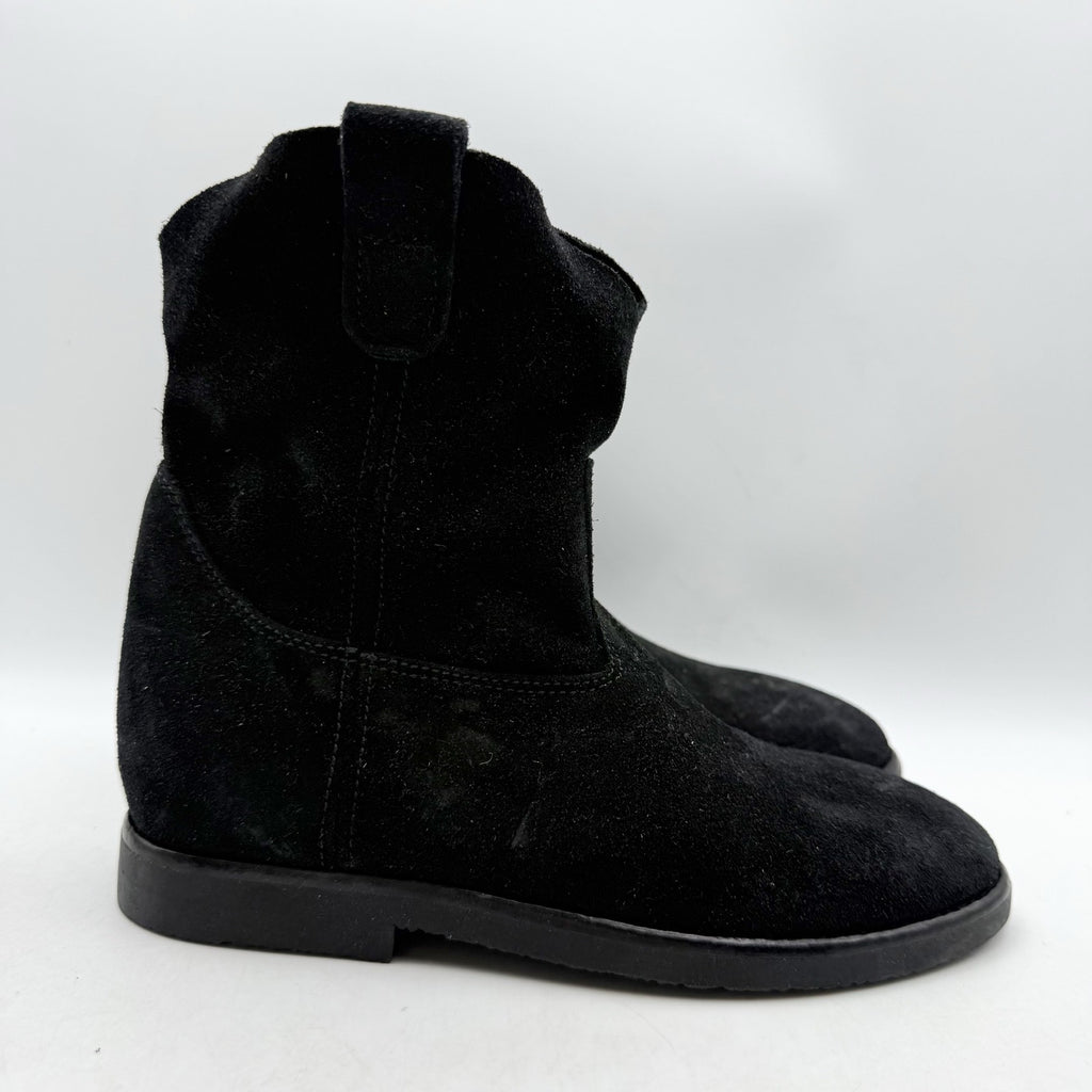RE/DONE Womens 60s Camarguaise Ankle Boots EU 40 US 10 Black Suede NWOB