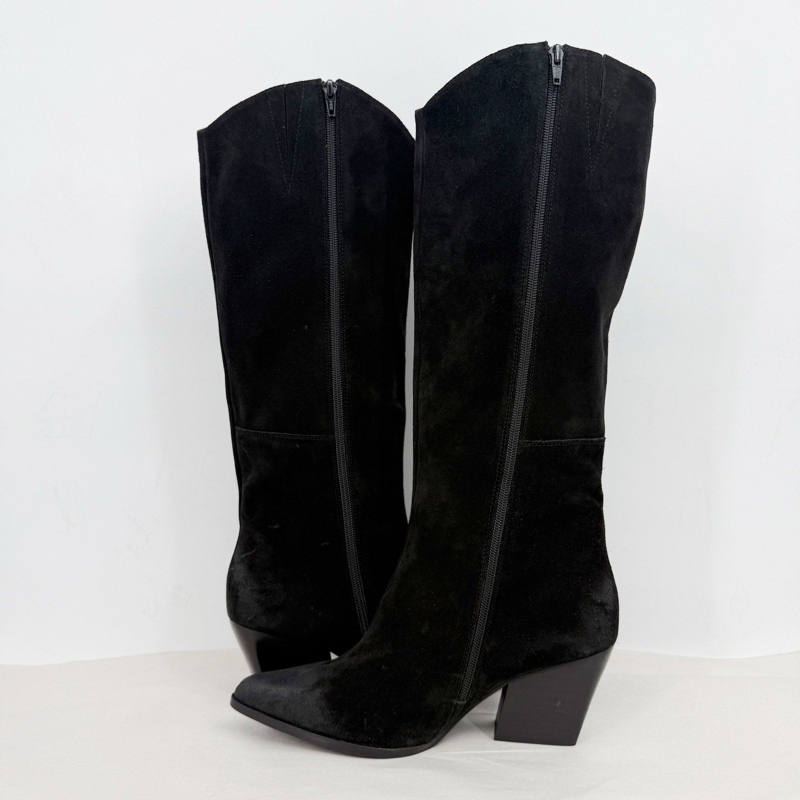 Seychelles Womens Begging You Knee High Boots US 9 M Black Suede Boho NWOB