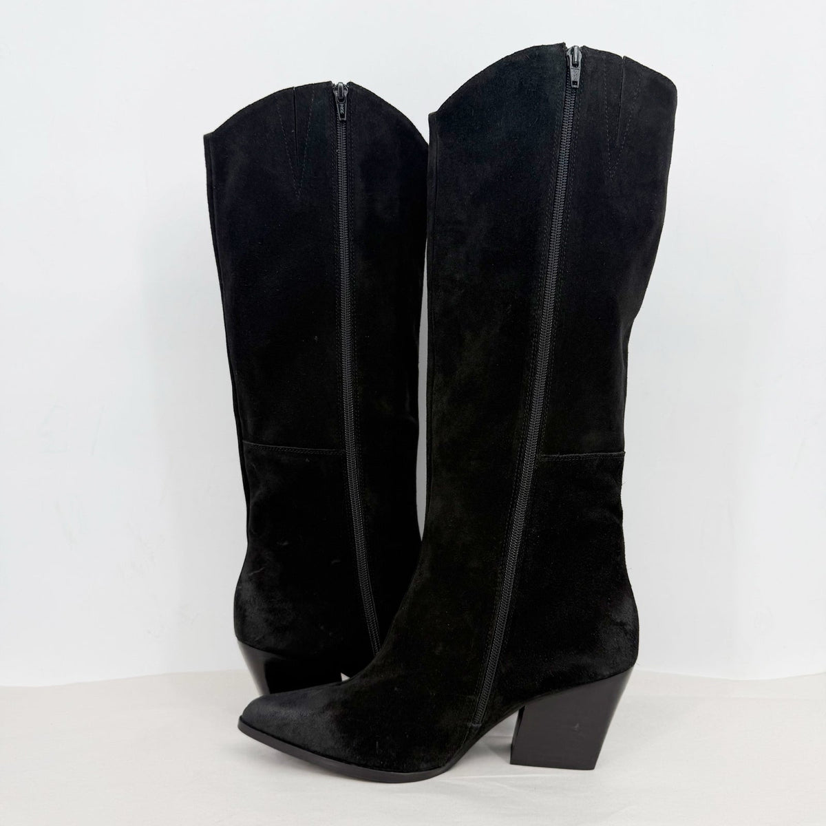 Seychelles Womens Begging You Knee High Boots US 9 M Black Suede Boho NWOB