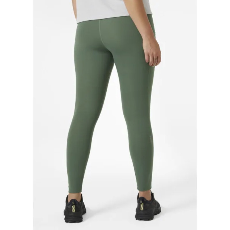 HELLY HANSEN Women's Rapide Trail Leggings XL Spruce Green Athletic Pocket NWT