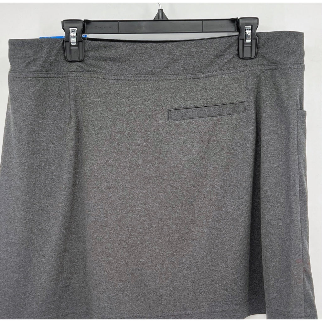 CALLAWAY Women's Opti Dri True Sculpt Golf Skort XL Black Heather NWT