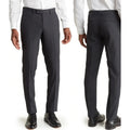 SOUL OF LONDON Men's Slim Fit Dress Pants Size 31R Gray Flat Front NWOT