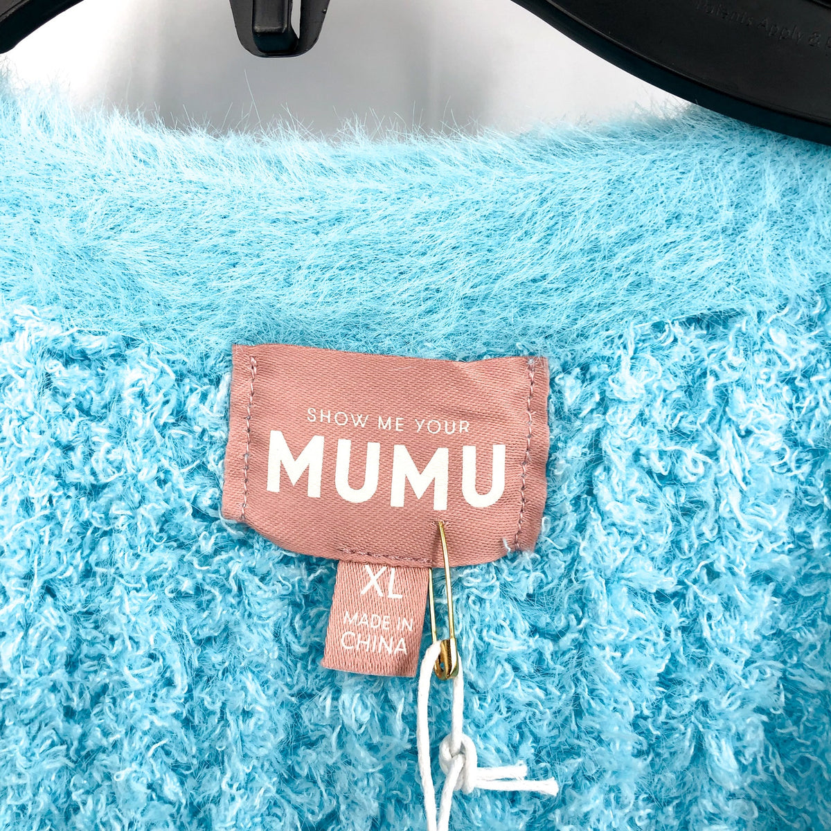 SHOW ME YOUR MUMU Women's Clemmie Cardigan XL Highlighter Blue Jewels NWT