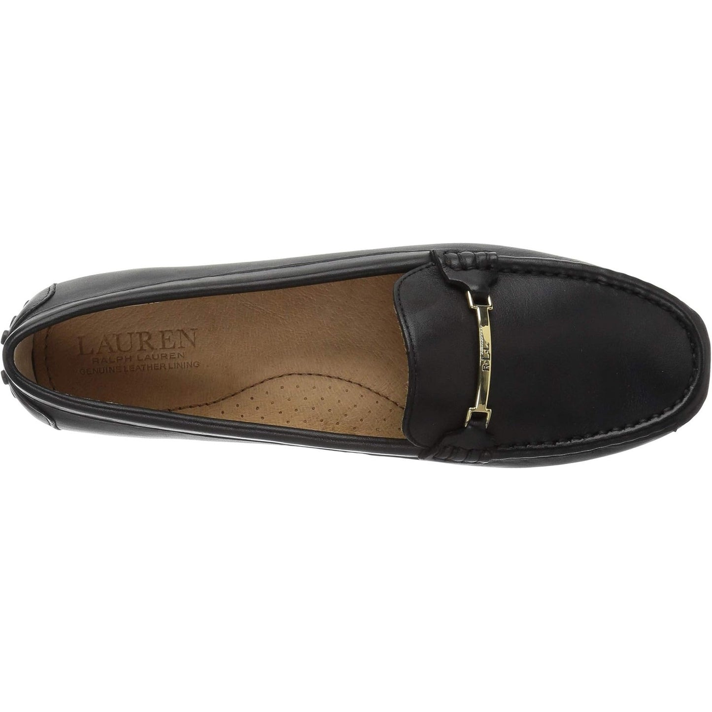 Lauren Ralph Lauren Womens Briony Driving Loafers US 5 Black Leather