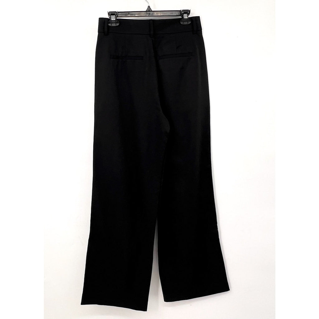 Everlane Womens The Way-High Drape Pants Size 6 Black 31" Inseam Pleated NWT