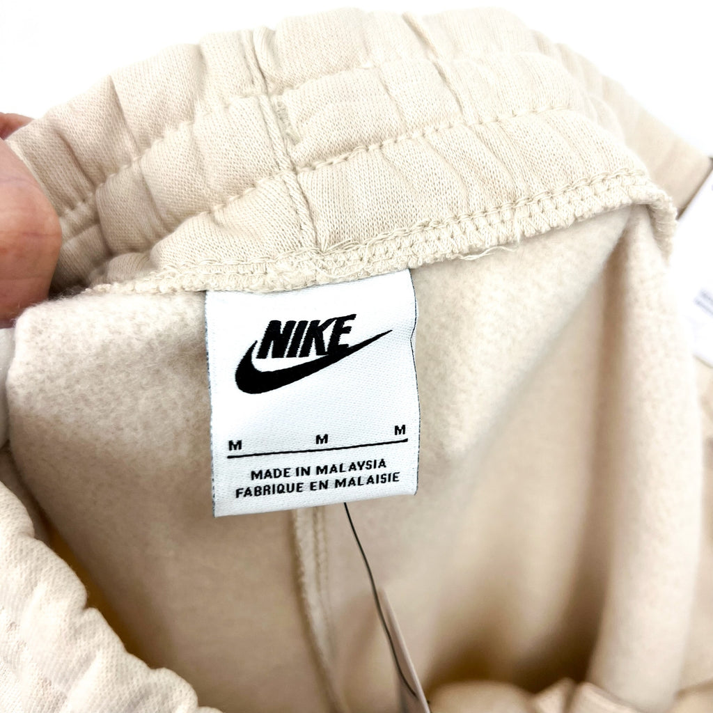 NIKE Kids Sportswear Club Fleece Joggers Pants Medium Cream White Boys Girls NWT