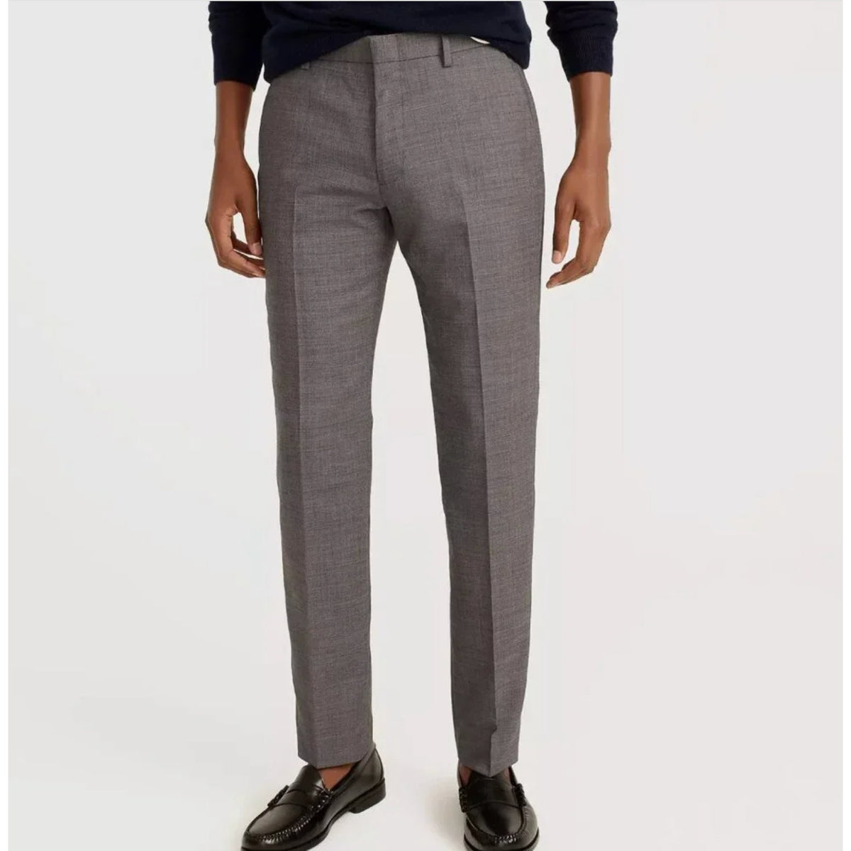 J.CREW Men's Bowery Slim-fit Pants 32x30 Charcoal Gray Wool Blend J6061 NWT