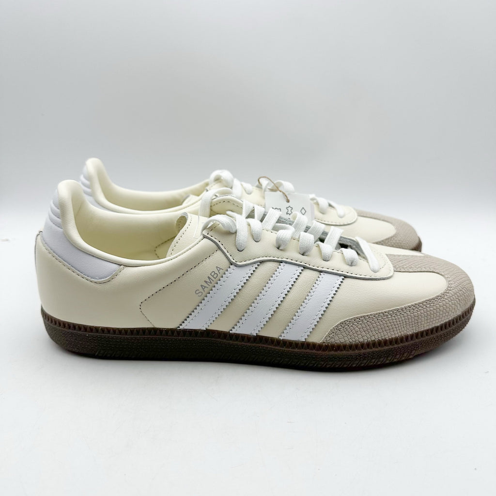 ADIDAS Womens Samba OG Wonder Alumina Sneakers Size 11 Off-White Tan NWT NWOB