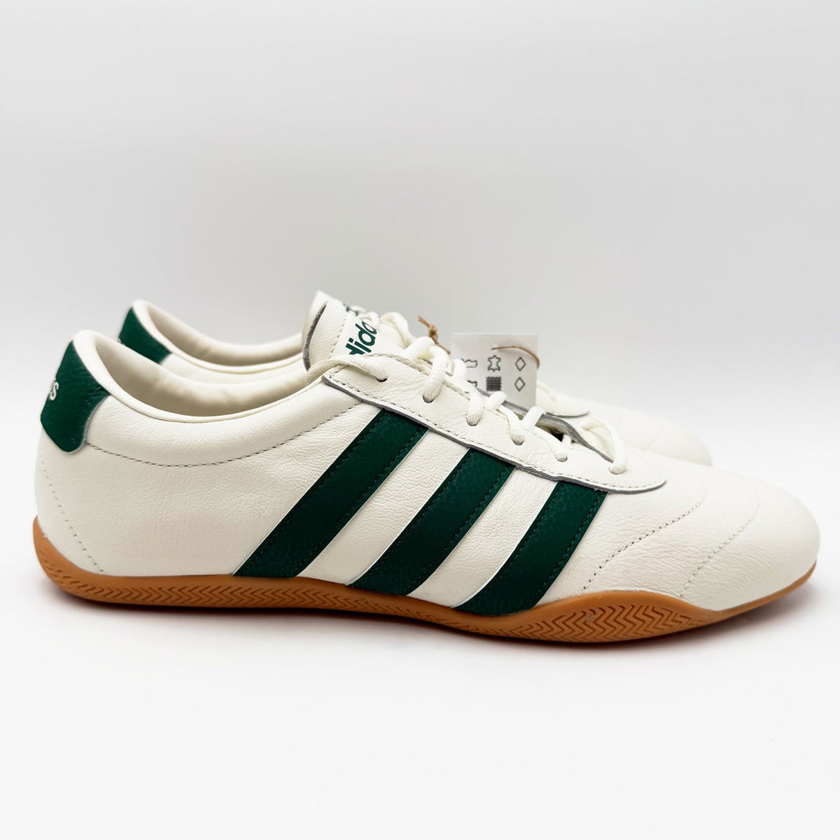 adidas Womens Grand Court Lo Casual Sneakers Size 11 EU 44 Off White Green NIB
