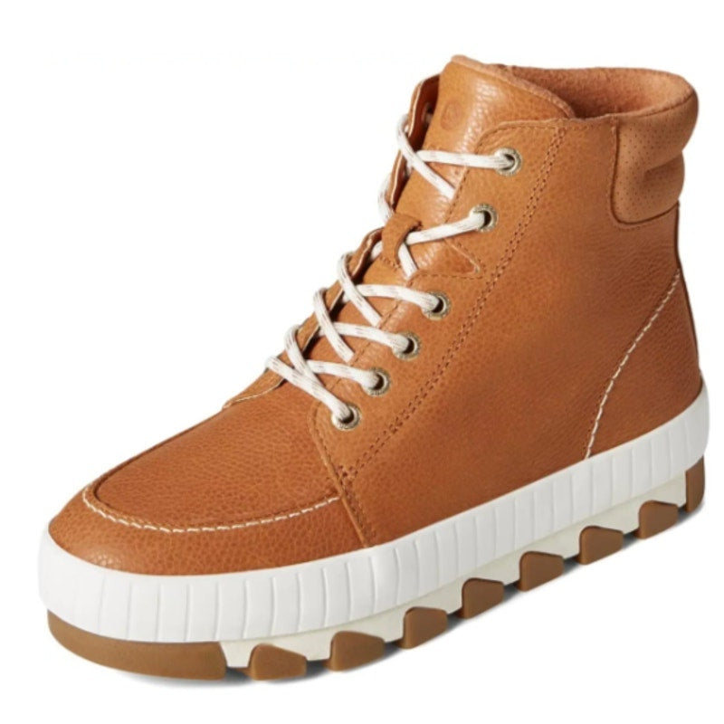 Sperry Womens Torrent Lace-up Ankle Boots Size 8 M Tan Leather Waterproof NIB