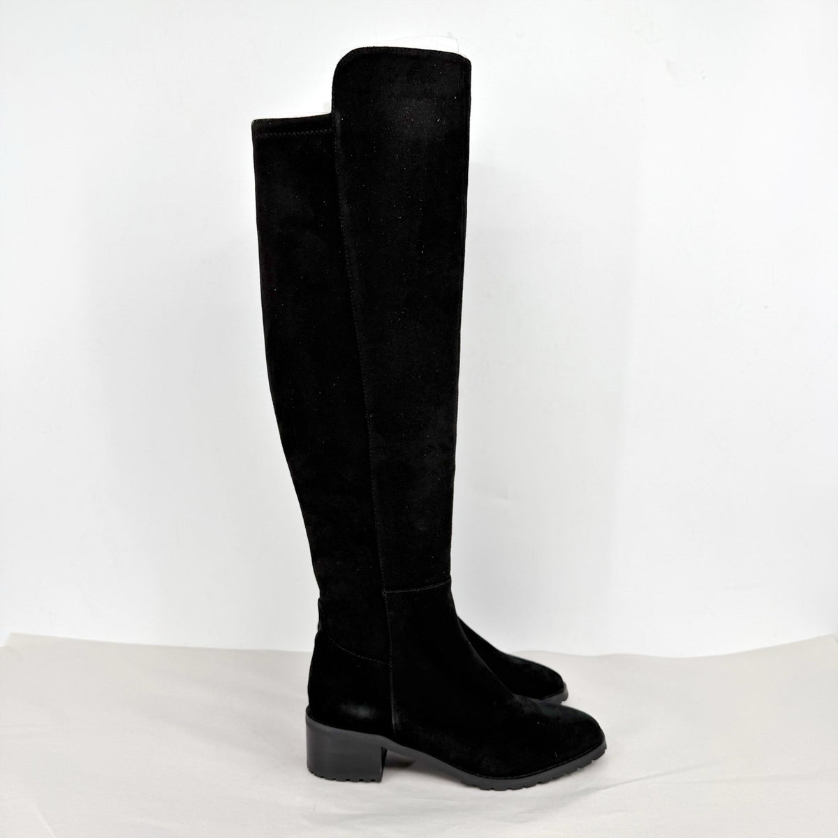 Blondo Womens Sierra Knee High Boots Size 6 M Black Suede Waterproof  NWOB