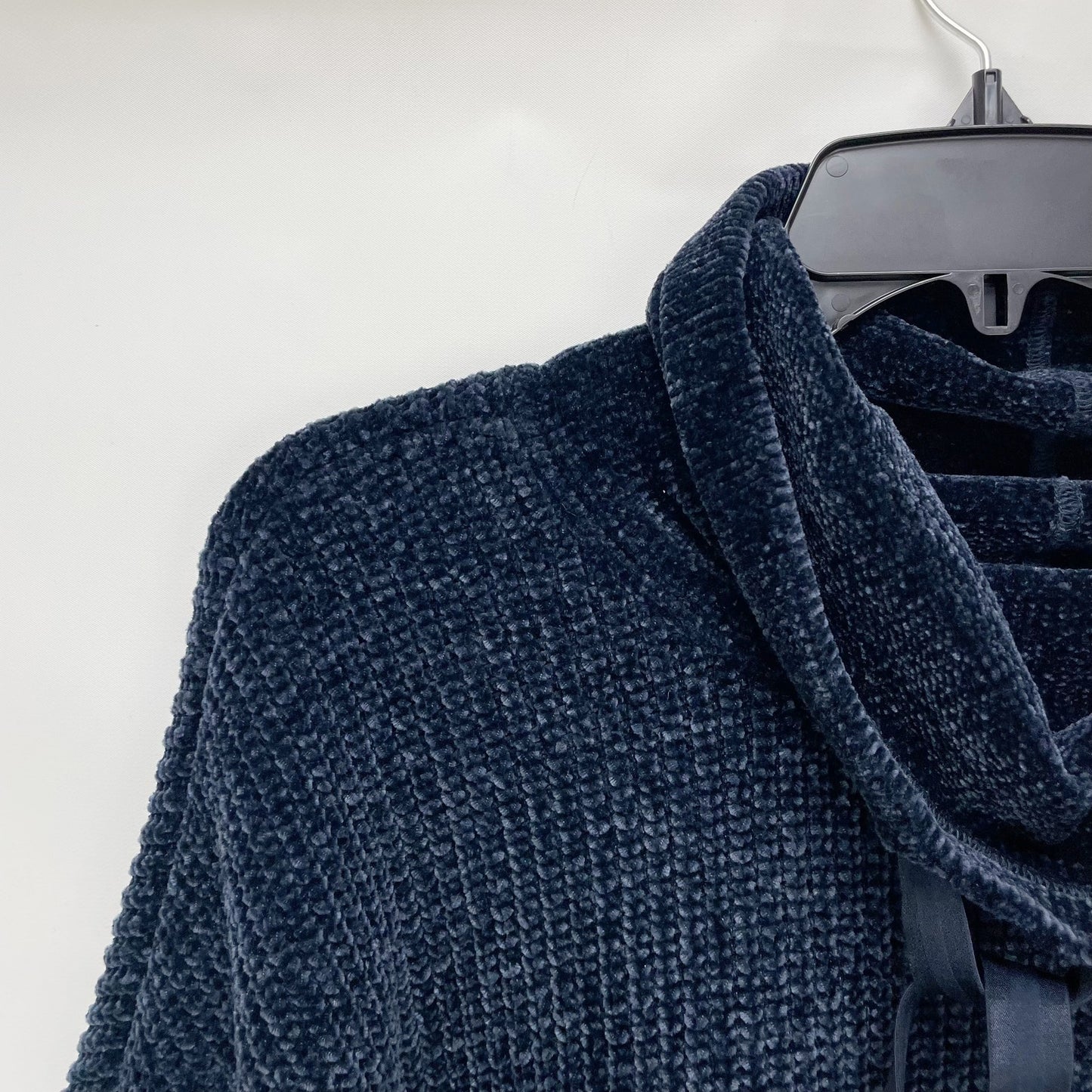 prAna Womens Chanavey Sweater XL Nautical Navy Blue Chenille NWT