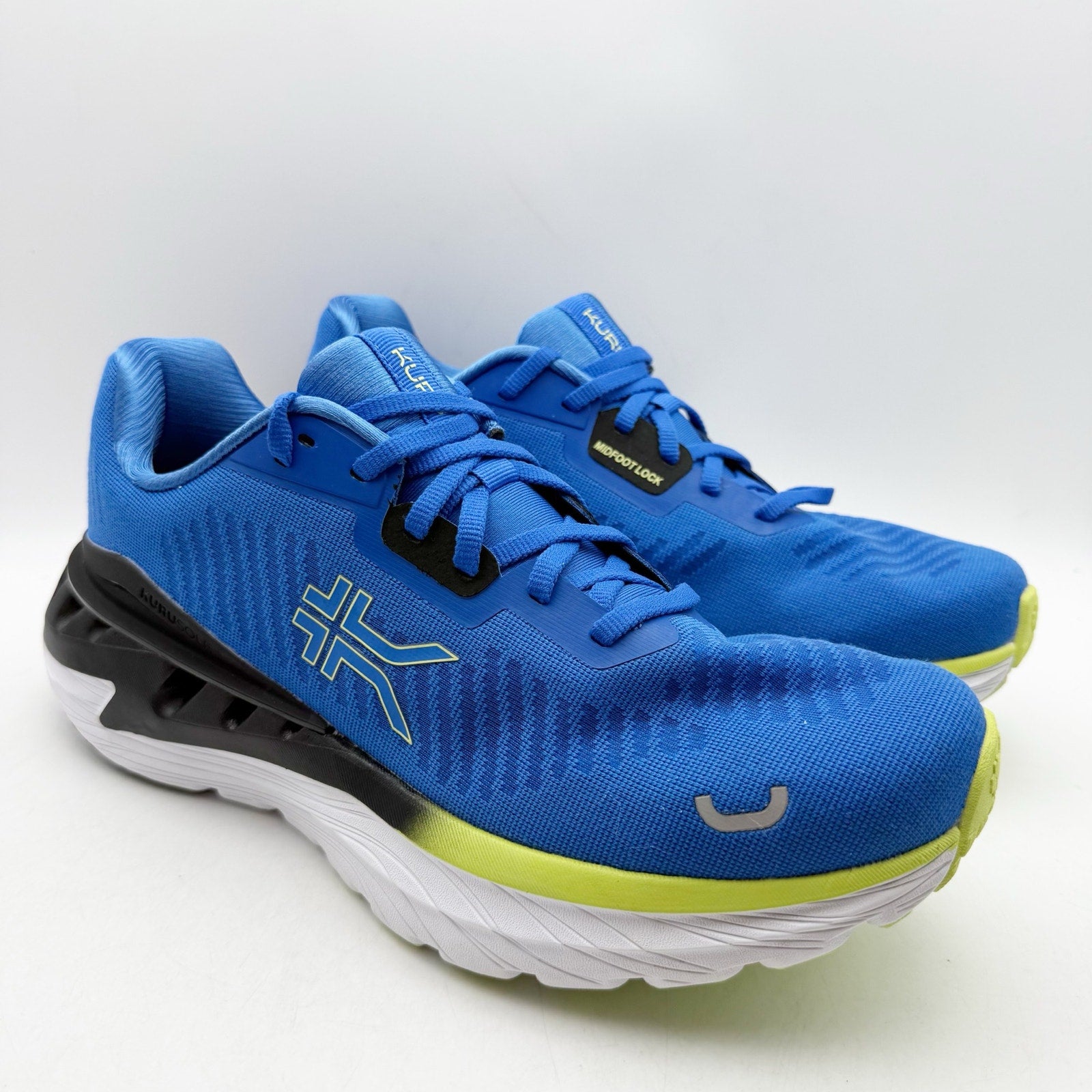 Kuru Mens Triple Max Ion Sneakers US 9.5 M EU 42 Blue Lime Athletic NWOB