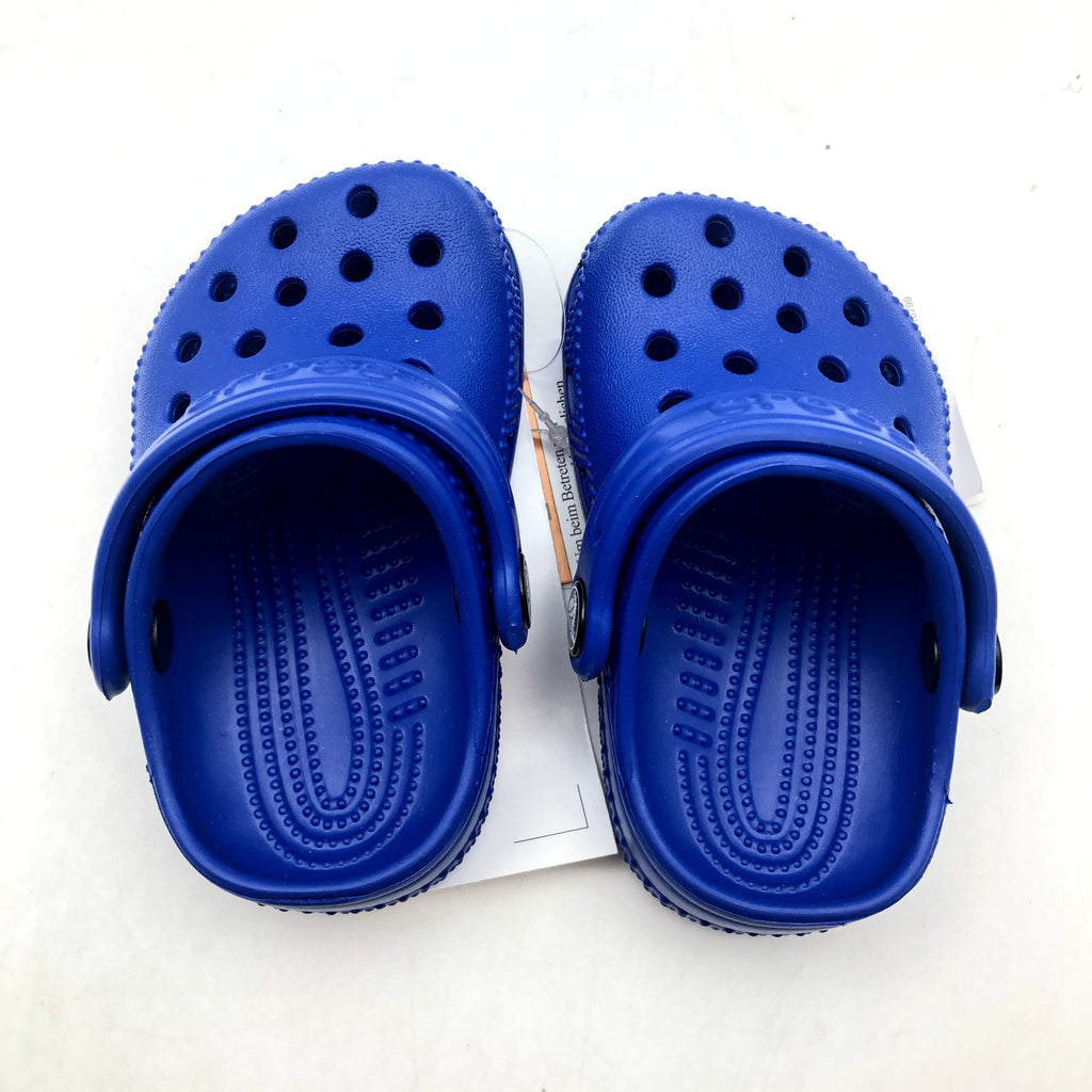 Crocs Boys Classic Littles Clogs C2 C3  Blue NIB