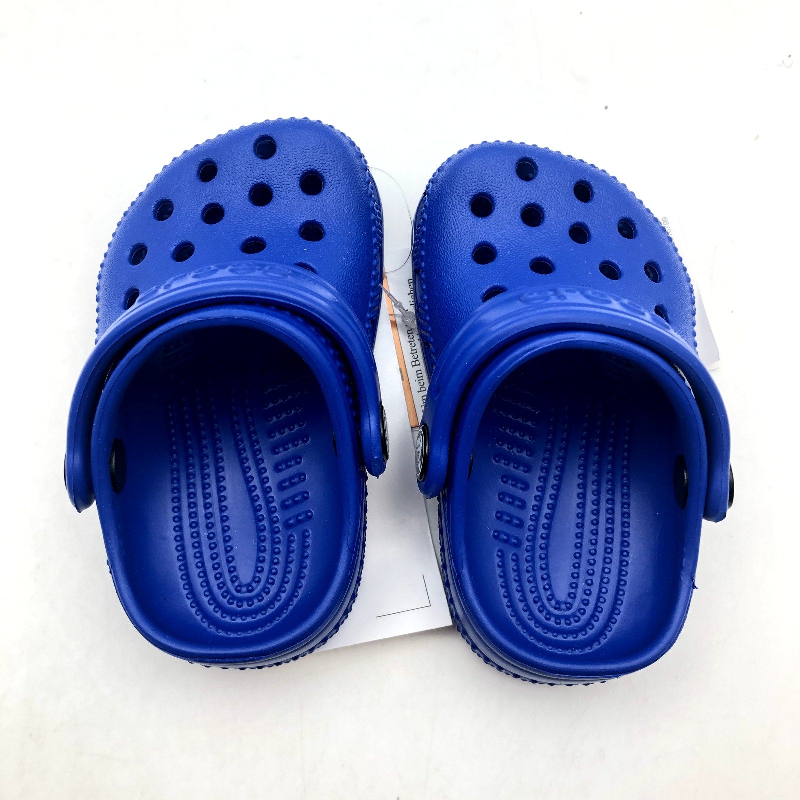 Crocs Boys Classic Littles Clogs C2 C3  Blue NIB