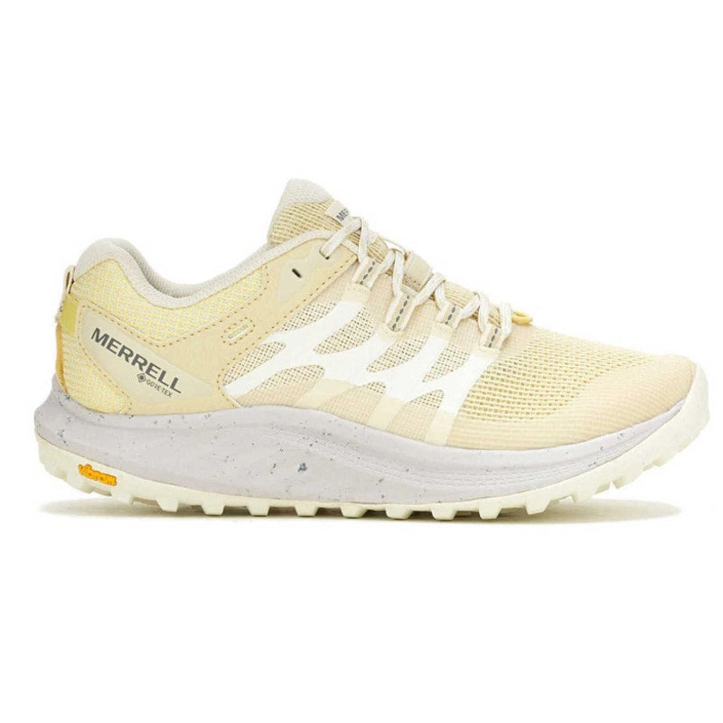 Merrell Womens Antora 3 Trail Running Sneakers US 9 Cream Yellow NWOB