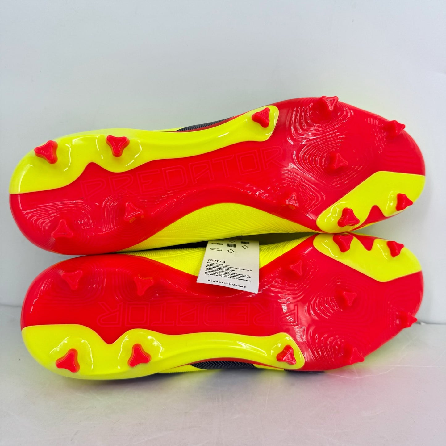 Adidas Mens Predator League Mid FG Soccer Cleats US 10 Yellow Black Athletic NIB