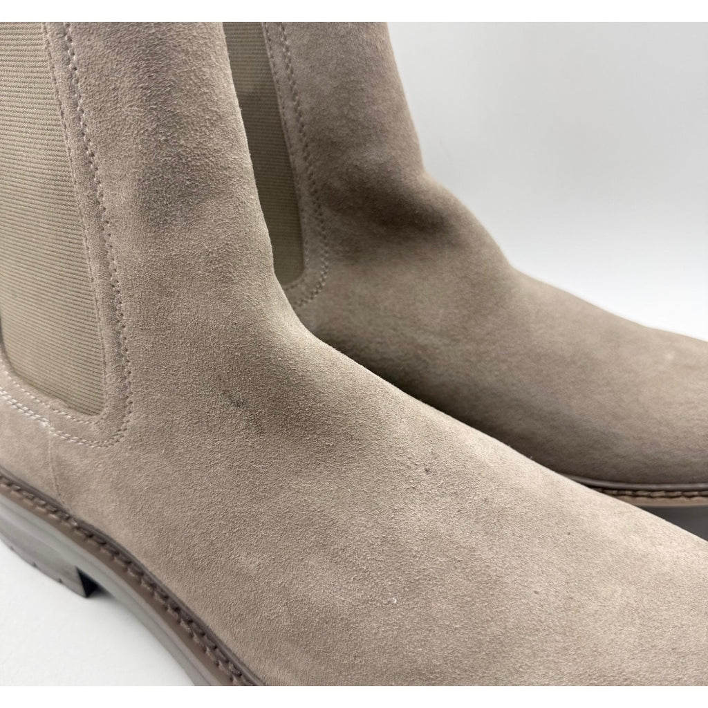 Saint Morta Men's Chunky Chelsea Boots Size 10 EU 44 Taupe Gray NIB