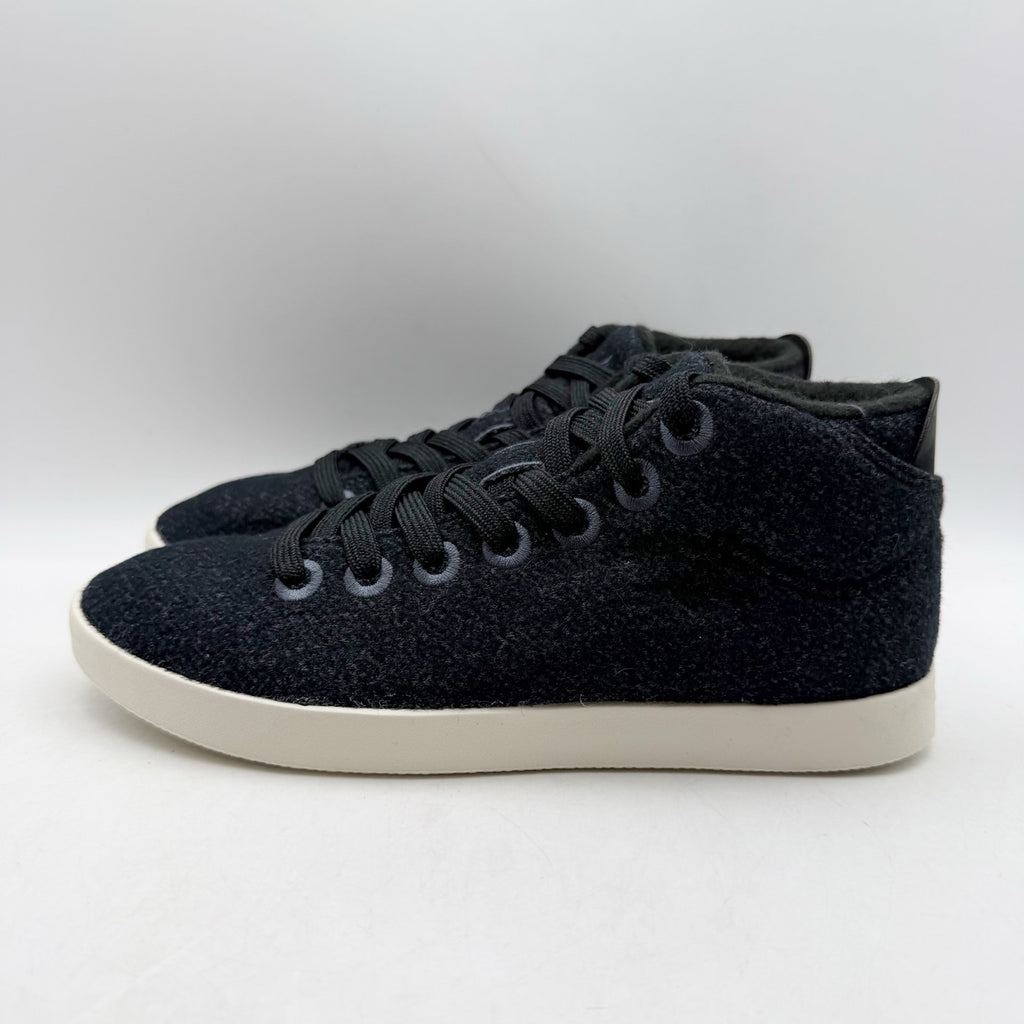 AllBirds Womens Wool Piper Mid Sneakers US 6 EU 36 Black White NWOB
