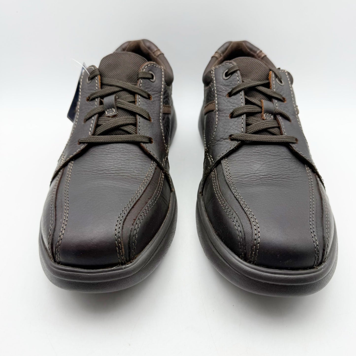 Clarks Mens Bradley Walk Shoe US 11 M EU 44.5 Brown Leather Comfort NIB