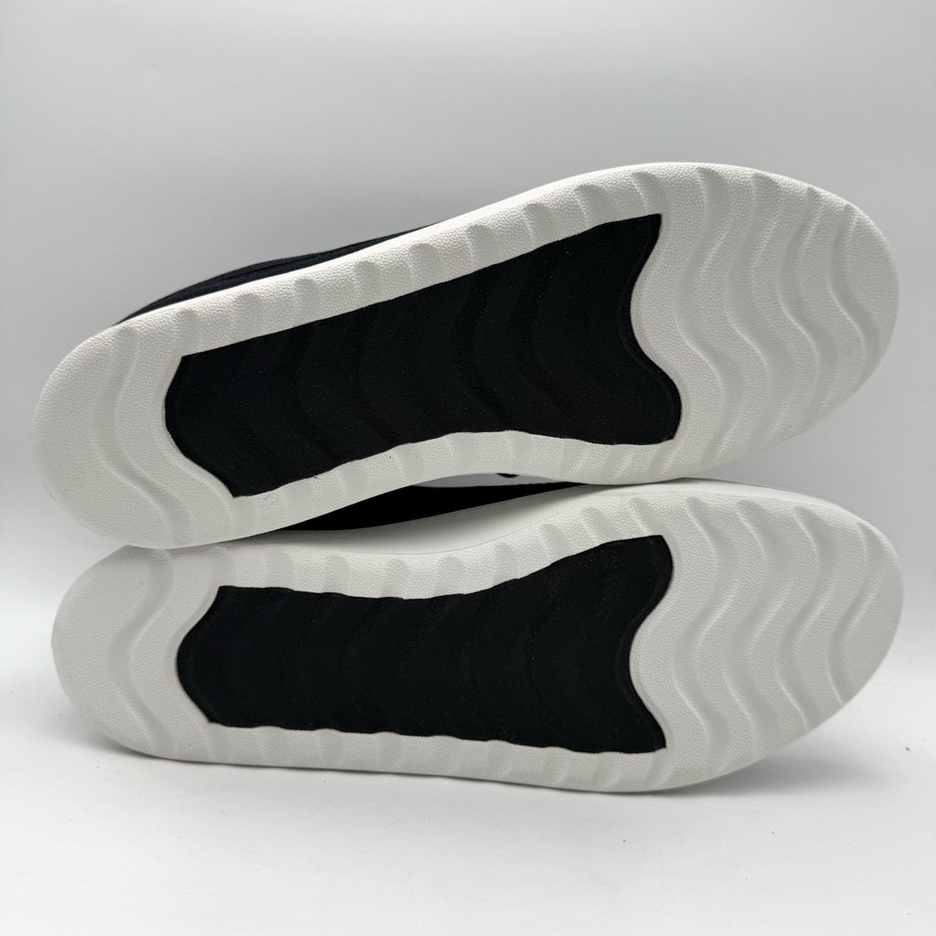 ALLBIRDS Mens Canvas Pacer Sneakers US 13 EU 45.5 Black White Athletic NIB