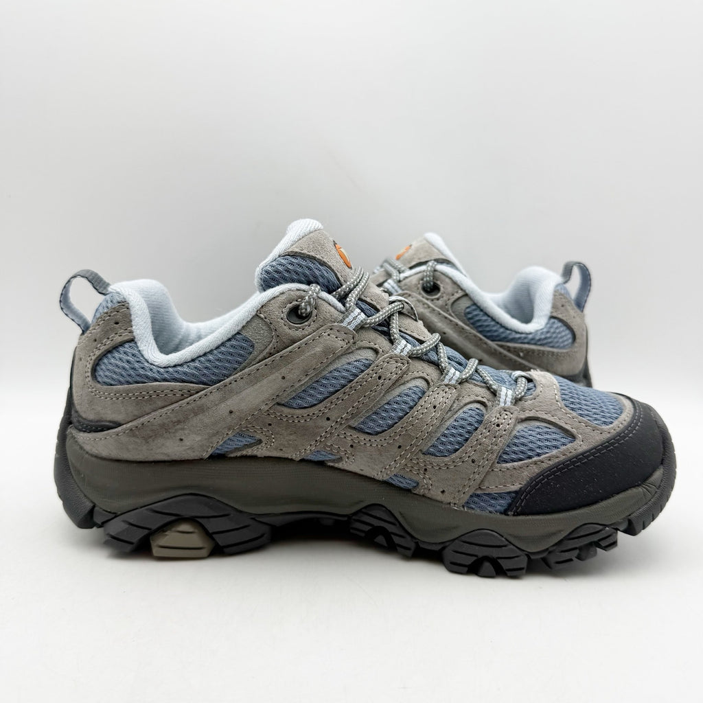 Merrell Womens Moab 3 Hiking Sneakers US 8 EU 38.5 Blue Grey Suede NWOB