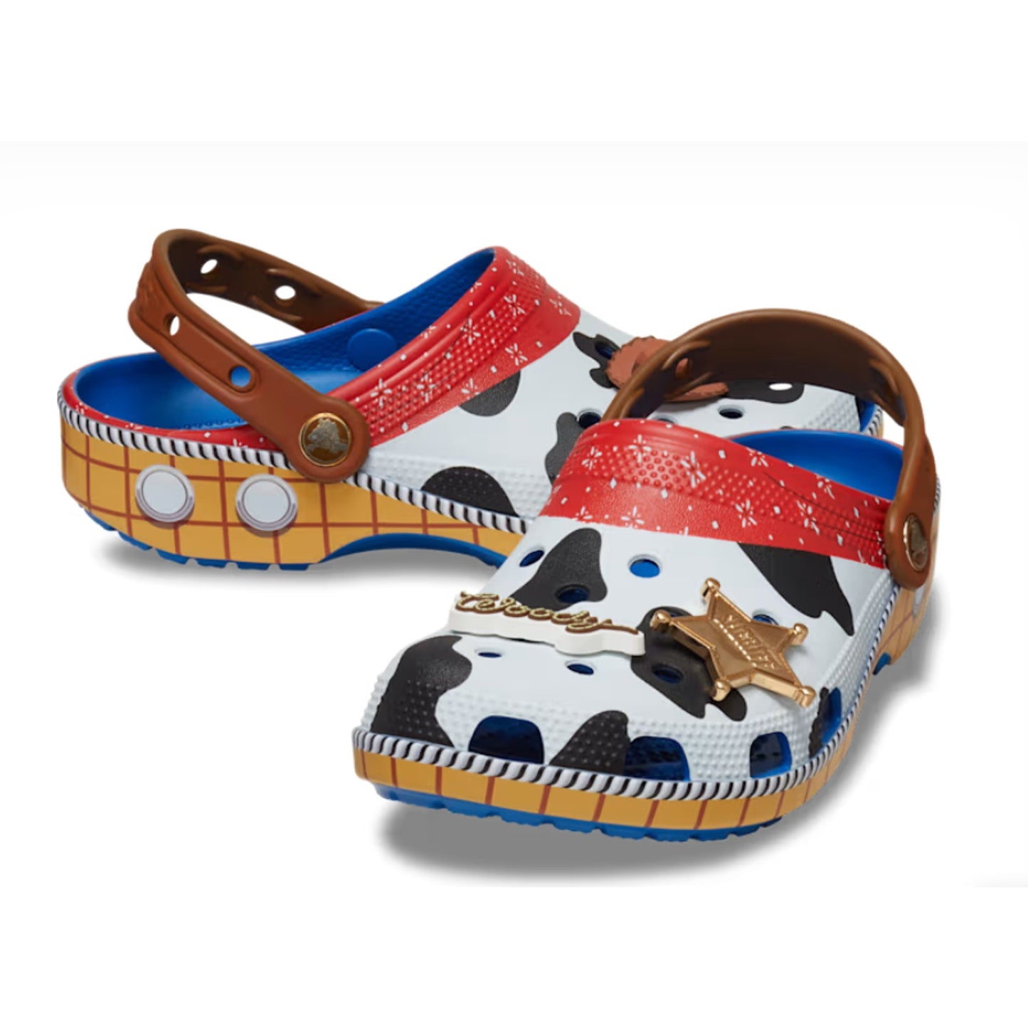 Crocs Unisex Sheriff Woody Classic Clogs Mens 6 Womens 8 Toy Story NWT
