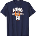 BREAKING T Mens Kyle Tucker King of the H Baseball T-Shirt Medium Navy NWOT
