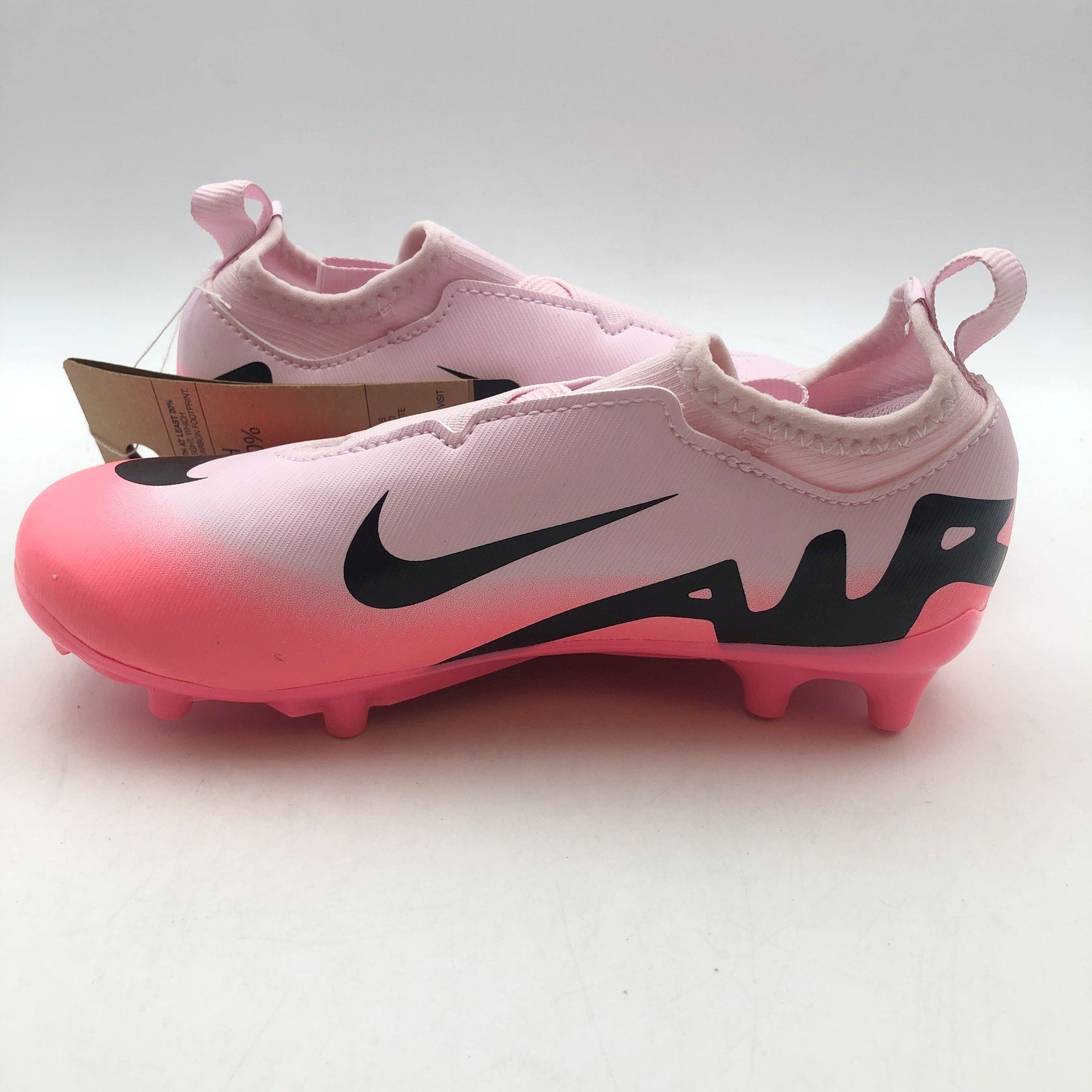 Nike Kids Mercurial Vapor 15 Academy Soccer Cleat 1 Youth Pink Black DJ5617 NWOB