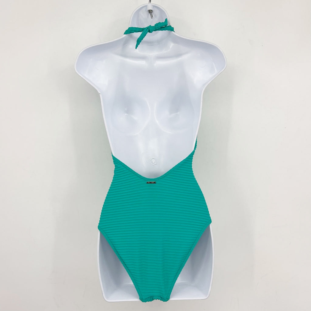 SEA LEVEL SWIM Spinnaker Halter One Piece Swimsuit Size 8 Aqua Green NWT