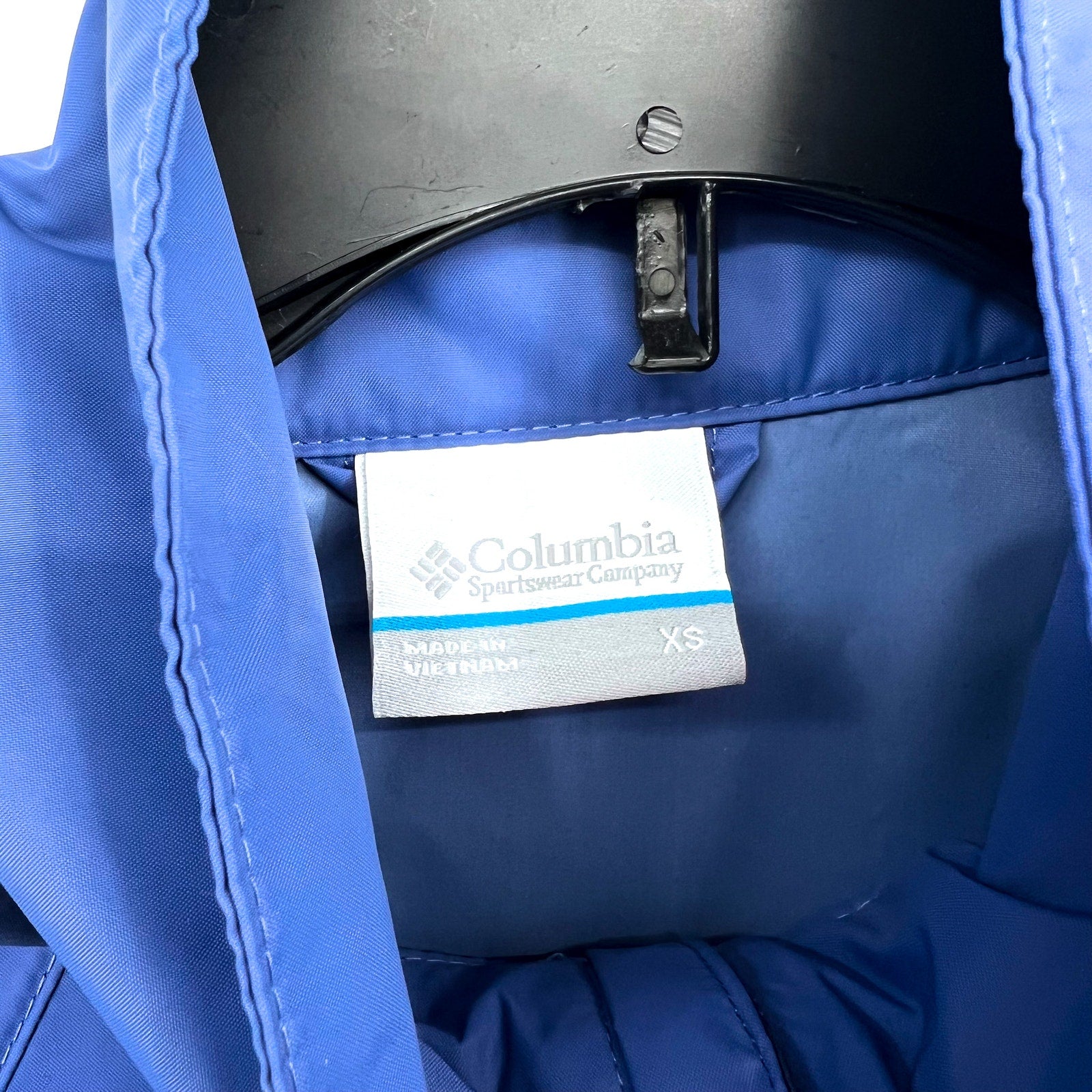 COLUMBIA Women's Switchback III Jacket XS Blue Packable Hood Waterproof NWT
