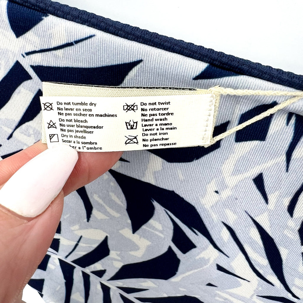 MAAJI Women's Sublimity Reversible Bikini Bottom Small Indigo Blue Printed NWT