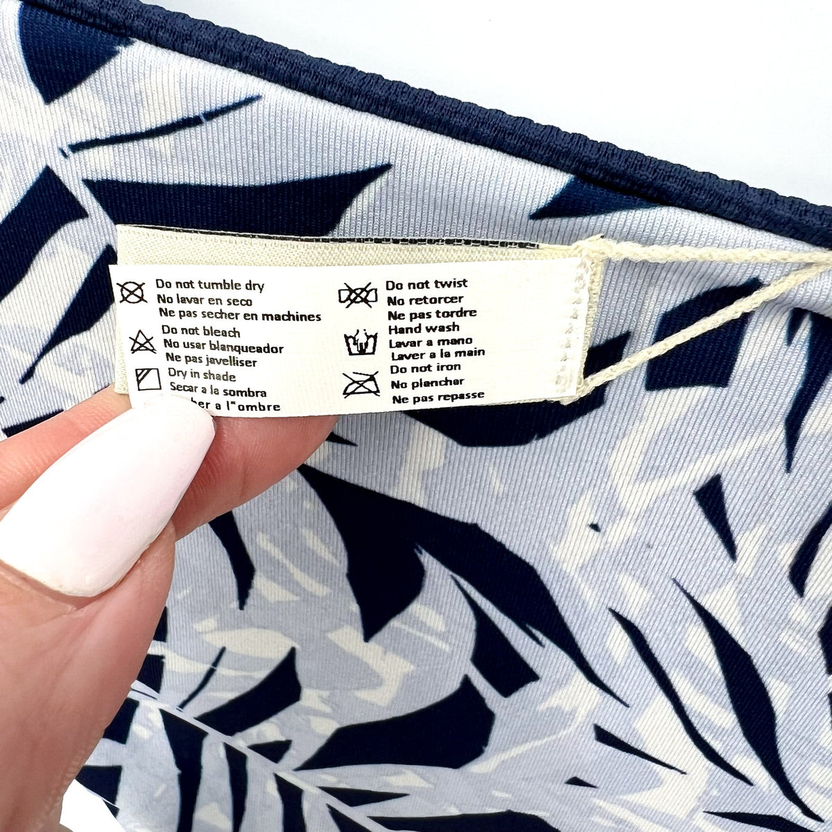 MAAJI Women's Sublimity Reversible Bikini Bottom Small Indigo Blue Printed NWT