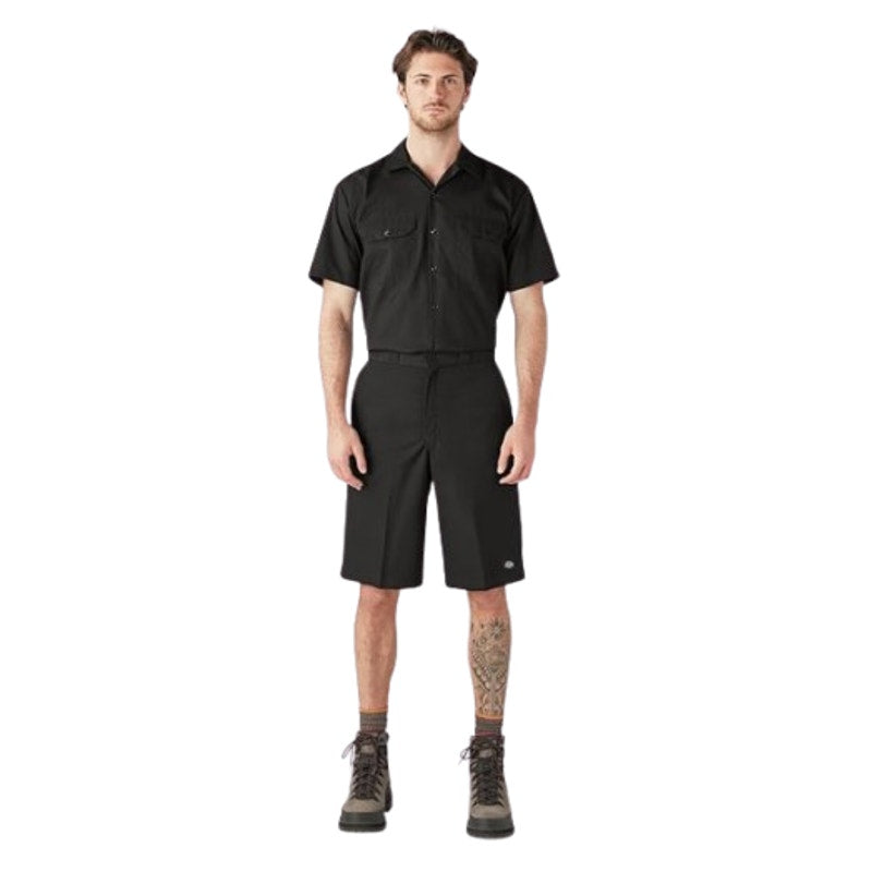 DICKIES Men's 13" Loose Fit Multi-Pocket Twill Work Shorts Size 52 Black NWT