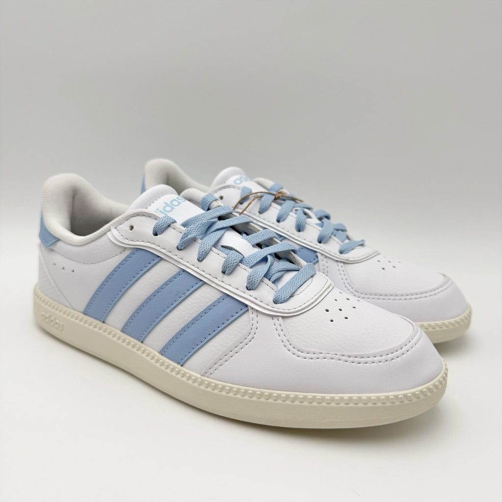 Adidas Womens Breaknet Sleek Casual Sneaker Size 6.5 White Blue NWT