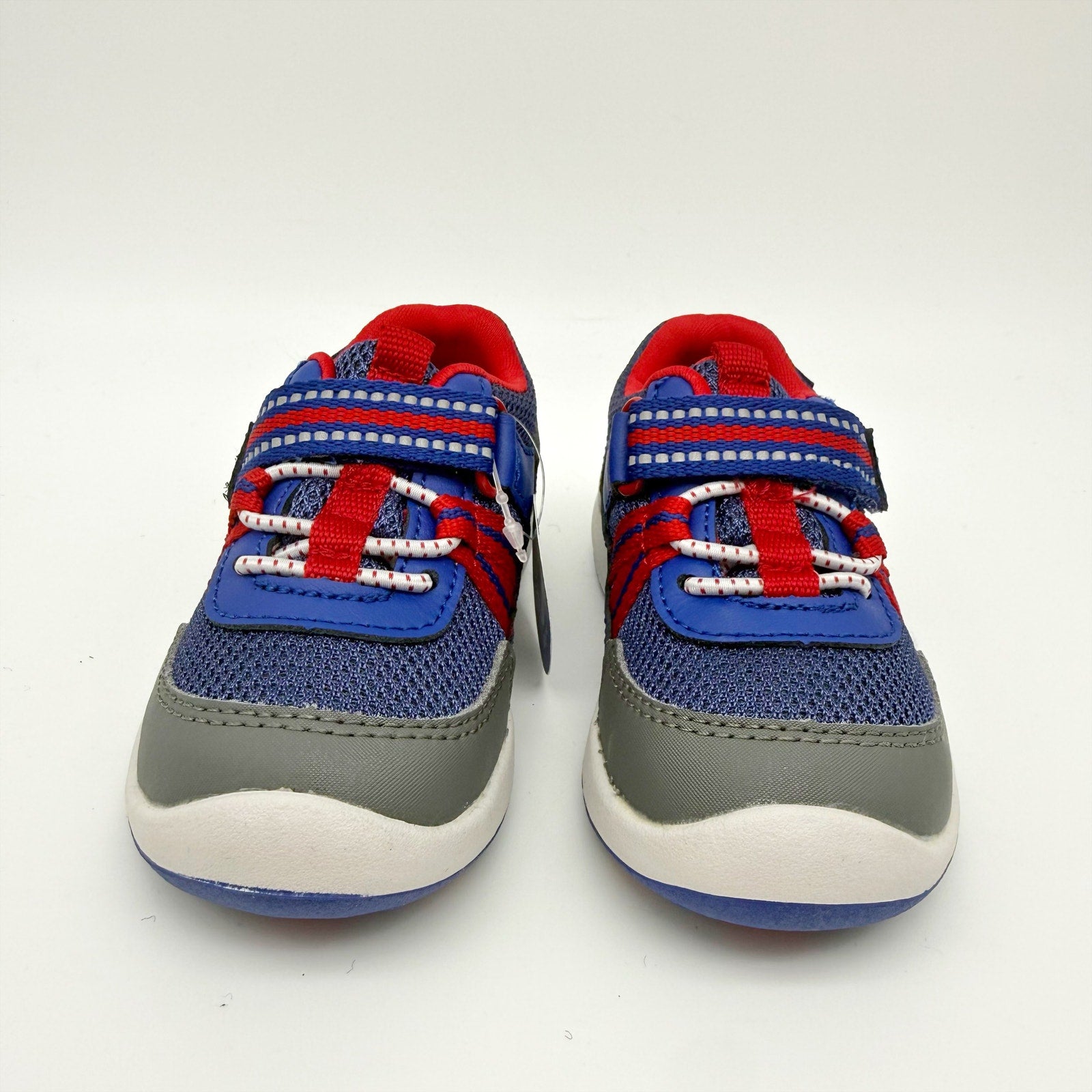 Stride Rite Kids Jasper Sneakers US 5 M EU 21 Blue Red Athletic NIB