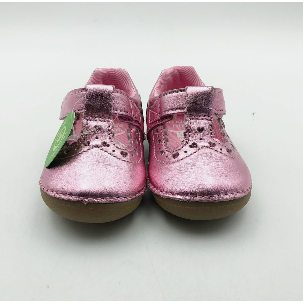 Stride Rite Girls Adira Flat Size 3 Pink Fuchsia Toddler Shoe Mary Jane NIB