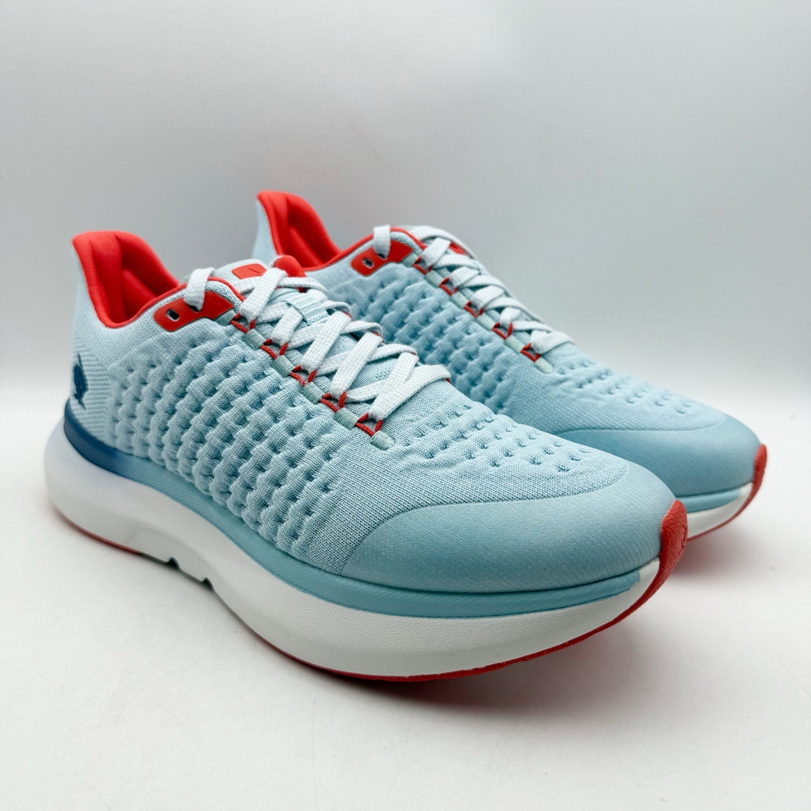 Rabbit Mens Dream Chaser Running Shoes Size 9.5 Crystal Blue White Athletic NIB
