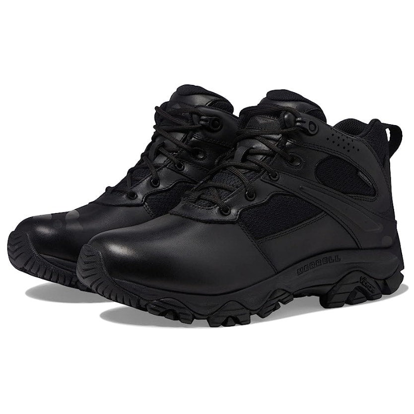Merrell Work Womens Moab 3 Response Mid Boot Size 6 Black Leather Waterproof NIB