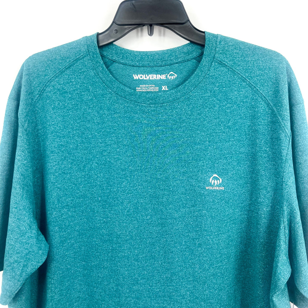 WOLVERINE Men's Edge Short Sleeve Wicking Tee XL Legion Blue Heather NWT
