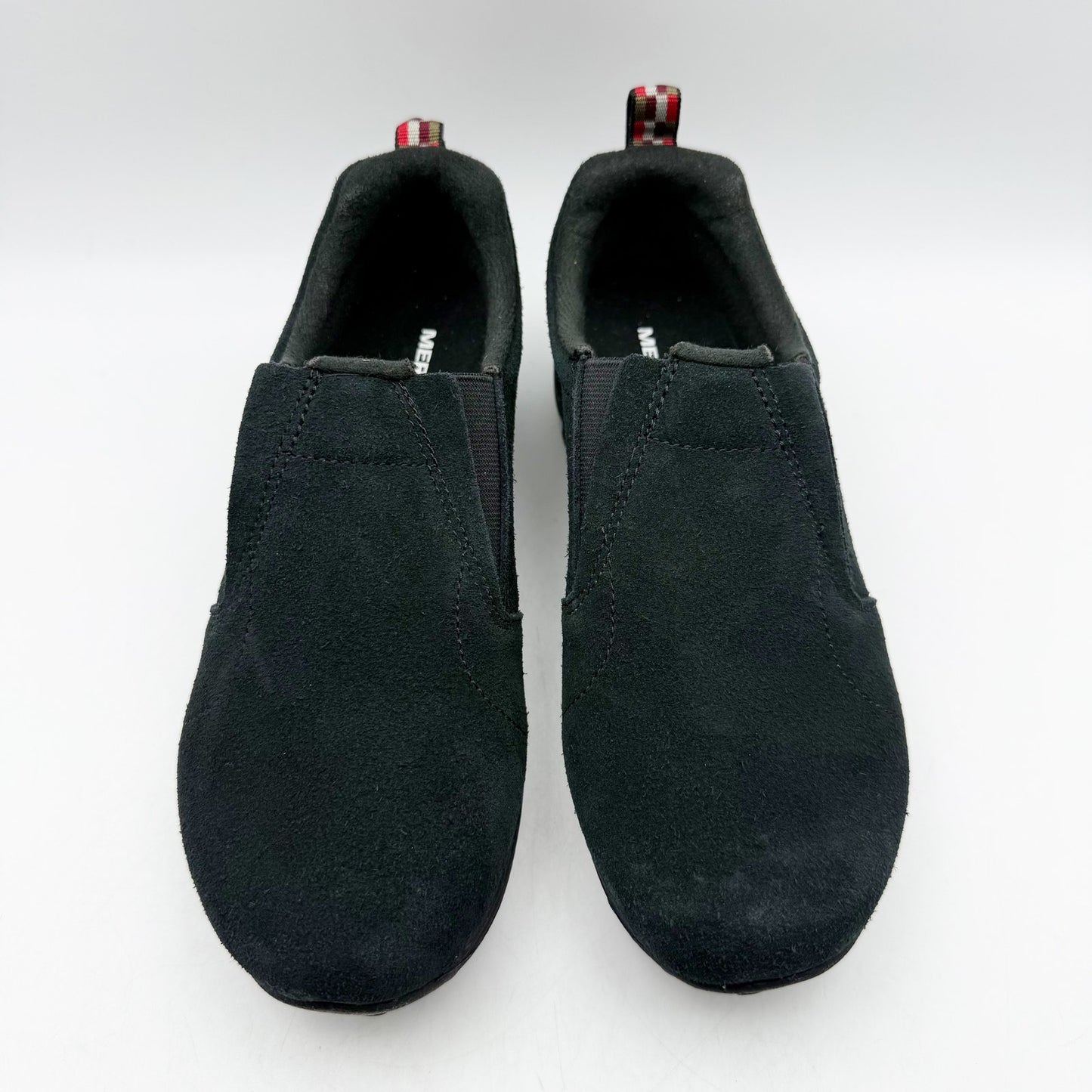 Merrell Kids Jungle Moc Sneaker Size US 4.5 EU 35.5 Black Suede Slip On Shoe NIB