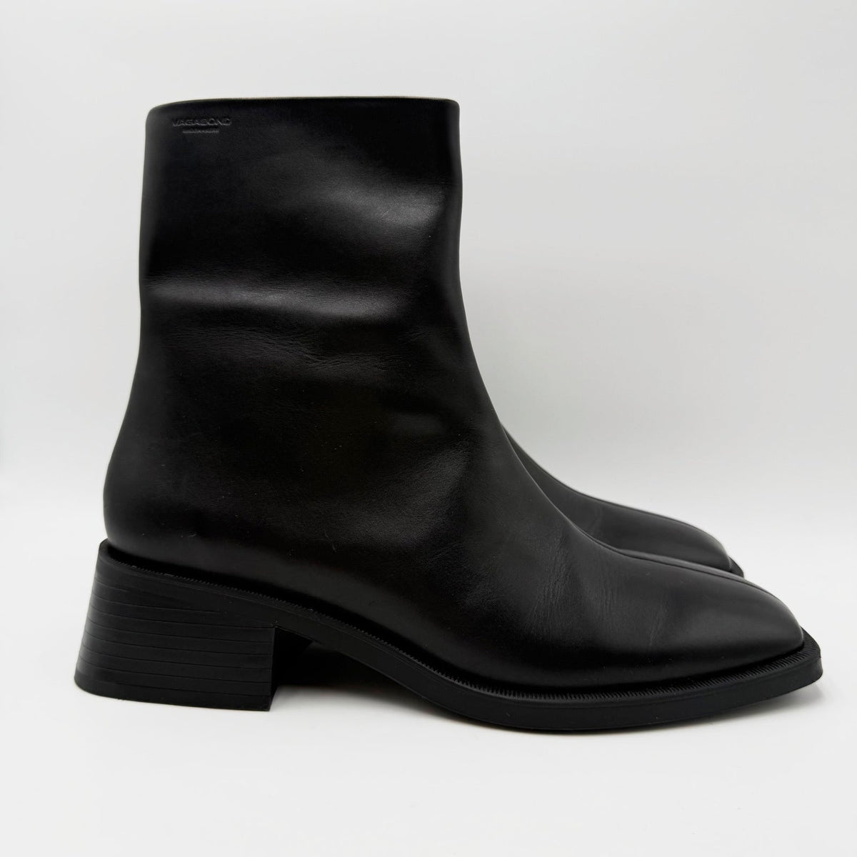 Vagabond Shoemakers Womens Blanca Ankle Boots Size 10 EU 41 Black Leather NIB