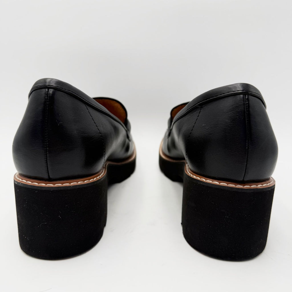 Naturalizer Womens Corrine Bit Platform Loafers Size 10 EU 41 Black NWOB