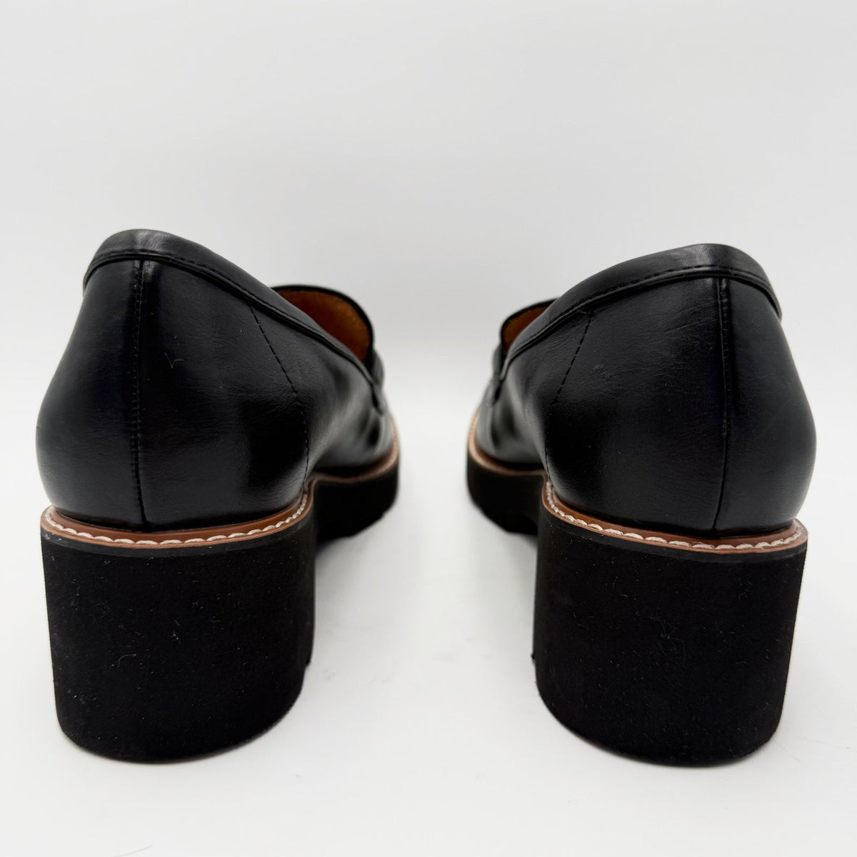 Naturalizer Womens Corrine Bit Platform Loafers Size 10 EU 41 Black NWOB