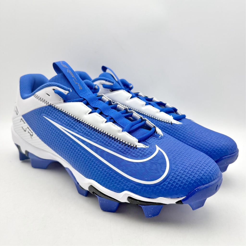 NIKE Mens Vapor Edge Shark 2 Football Cleats US 9.5 EU 43 White Blue NWOB