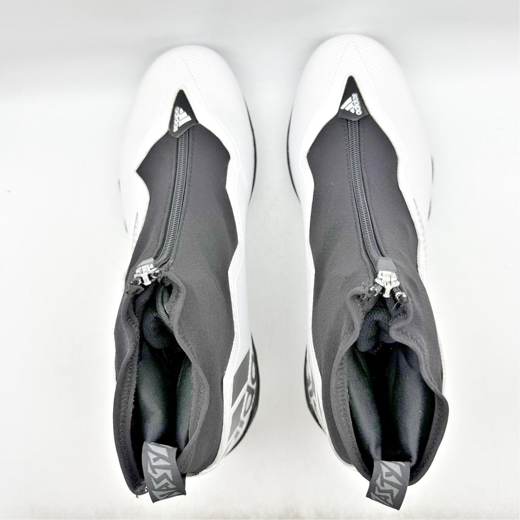 Adidas Mens Nasty Ultra 2.0 Football Cleats US 12 White Black Athletic NWOB
